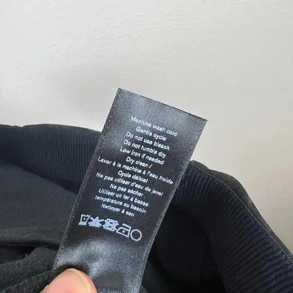 Rag & Bone Simone Pants Size 2 Leopard Print Ankle Cropped Mid Rise Black Work - Picture 13 of 13